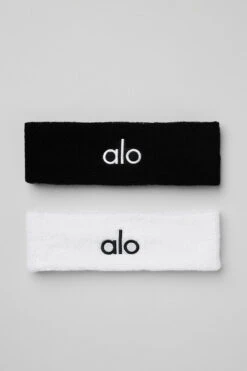 Glow Sweatband (2-Pack) - Black/White