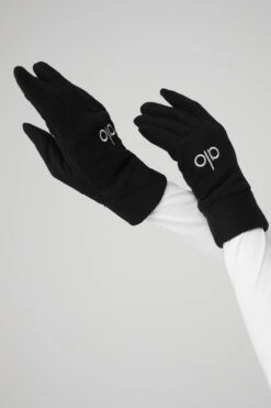 Performance Fleece Gloves - Black -Alo Yoga Shop A0434U 01 b1 s1 a1 1 m100