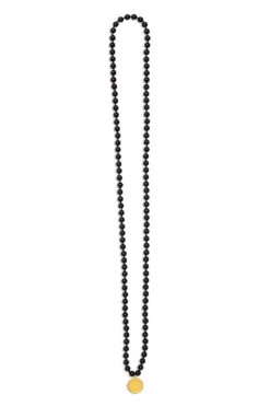 Black Onyx Mala Necklace 10 Black Onyx Mala Necklace -Alo Yoga Shop JSM0007 030704000 b1 a3
