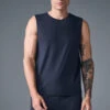 The Triumph Muscle Tank - Navy 1 The Triumph Muscle Tank - Navy -Alo Yoga Shop M2033R 03842 b1 s1 a1 1 m214