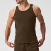 Everyday Modal Rib Tank - Espresso -Alo Yoga Shop M2071R 04064 b1 s1 a1 1 m180