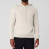 Micro Waffle Fast Break Hoodie - Bone -Alo Yoga Shop M3164R 03040 b1 s3 a1 1 m93