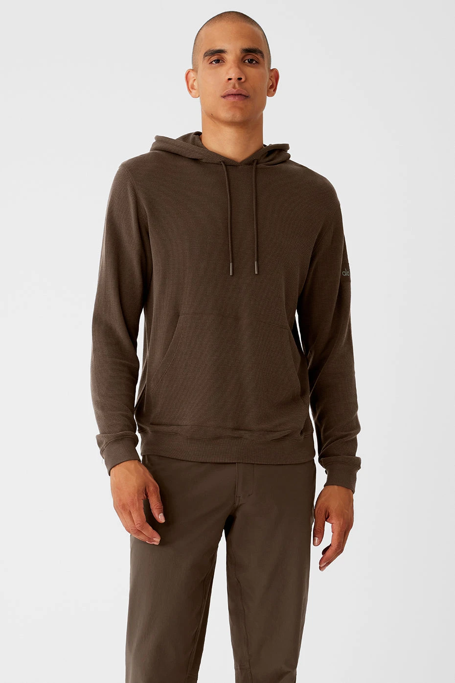 Micro Waffle Fast Break Hoodie - Espresso 3 Micro Waffle Fast Break Hoodie - Espresso
