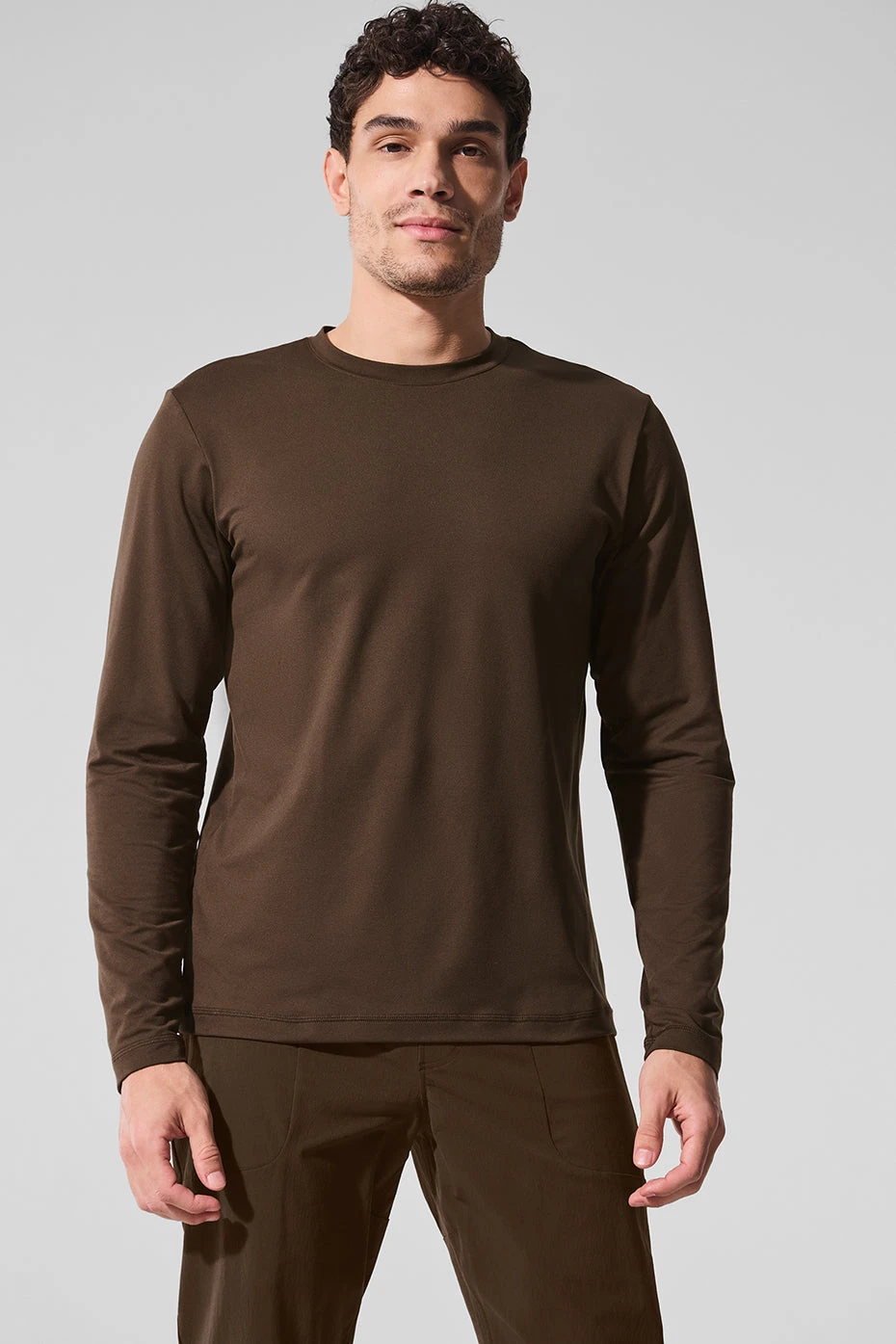 Conquer Reform Crewneck Long Sleeve - Espresso 3 Conquer Reform Crewneck Long Sleeve - Espresso