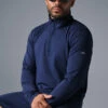 Conquer 1/4 Zip Reform Long Sleeve - Navy -Alo Yoga Shop M3193R 03842 b1 s3 a1 1 m195
