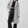 Wool Gameday Overcoat - Athletic Heather Grey -Alo Yoga Shop M4143R 02910 b1 s1 a1 1 m54