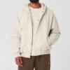 Select Hooded Bomber Jacket - Bone -Alo Yoga Shop M4145R 03040 b1 s3 a1 1 m93