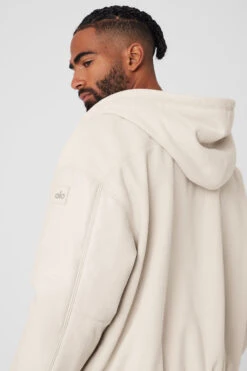 Select Hooded Bomber Jacket - Bone -Alo Yoga Shop M4145R 03040 b1 s3 a4 1 m93