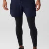 Stability 2 In 1 Pant - Navy/Black -Alo Yoga Shop M5047R 04660 b1 s3 a1 1 m93
