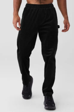Corduroy District Sweatpant - Black