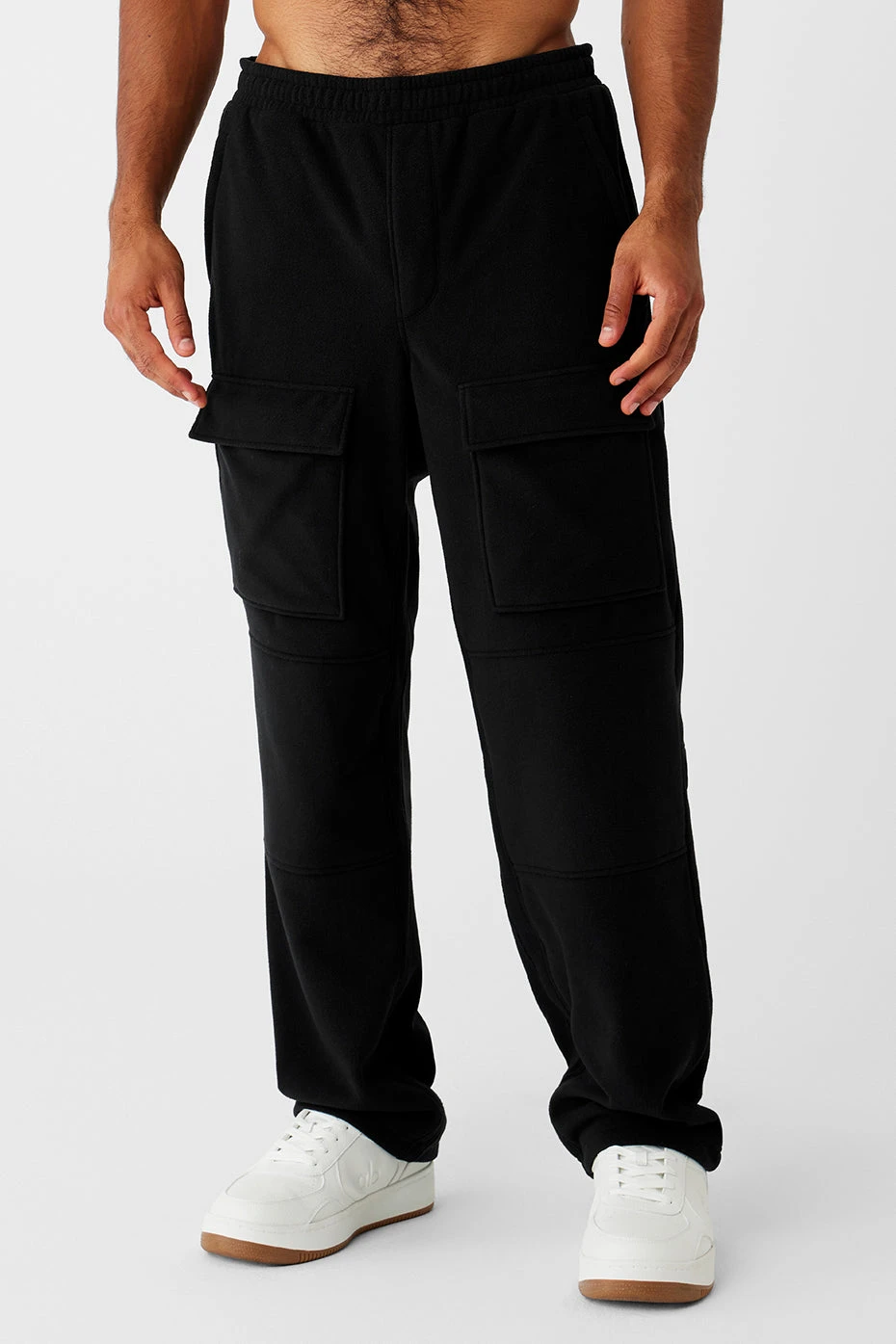 Polar Fleece Ridge Cargo Pants - Black 3 Polar Fleece Ridge Cargo Pants - Black