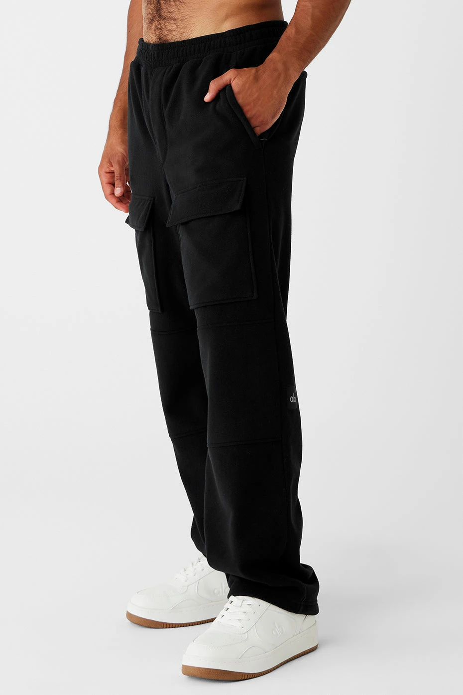 Polar Fleece Ridge Cargo Pants - Black 5 Polar Fleece Ridge Cargo Pants - Black - Image 3