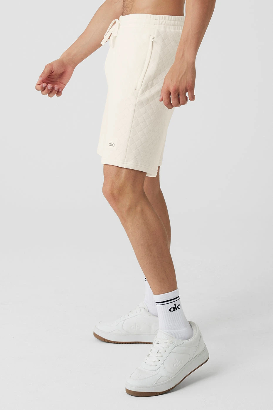 Quilted Stadium Short - Ivory 5 Quilted Stadium Short - Ivory - Image 3