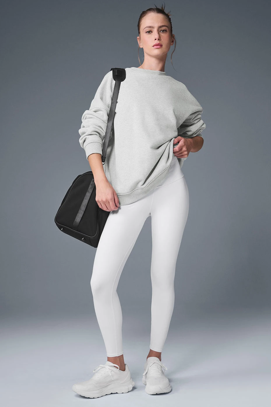 Renown Heavy Weight Crew Neck Pullover - Athletic Heather Grey 6 Renown Heavy Weight Crew Neck Pullover - Athletic Heather Grey - Image 4