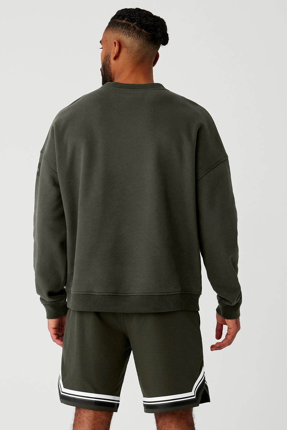 Renown Heavy Weight Crew Neck Pullover - Stealth Green 3 Renown Heavy Weight Crew Neck Pullover - Stealth Green - Image 2