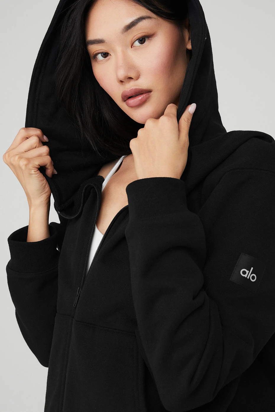 Renown Heavy Weight Full Zip Hoodie - Black 6 Renown Heavy Weight Full Zip Hoodie - Black - Image 4
