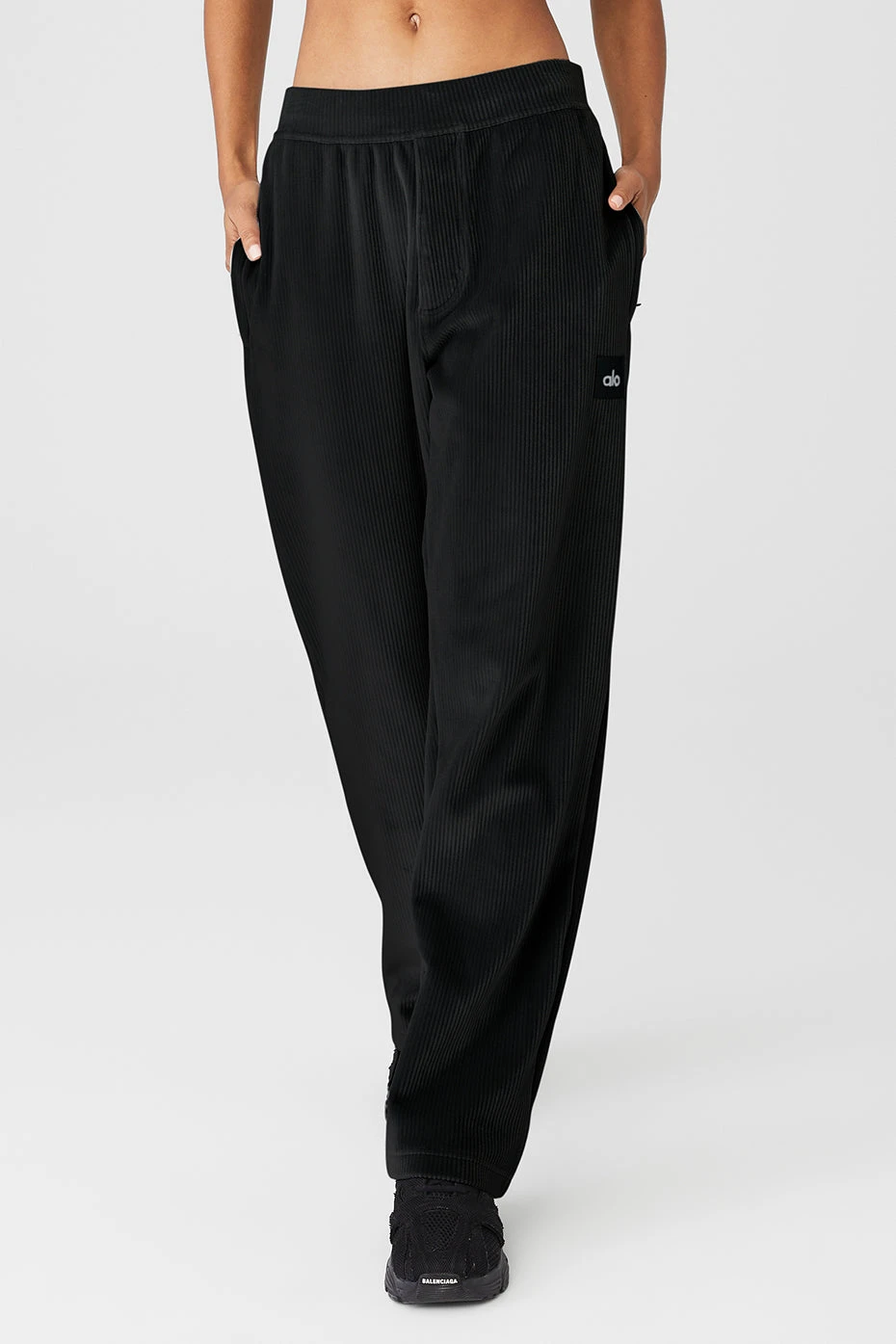 Velour Baller Pant - Black 3 Velour Baller Pant - Black