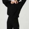 Cashmere Jet Set Crew - Black 1 Cashmere Jet Set Crew - Black -Alo Yoga Shop W3524R 01 b1 s1 a1 1 m89