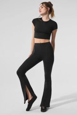 High-Waist Zip It Flare Legging - Black 11 High-Waist Zip It Flare Legging - Black -Alo Yoga Shop W51030R 01 b1 s1 a5 1 m224