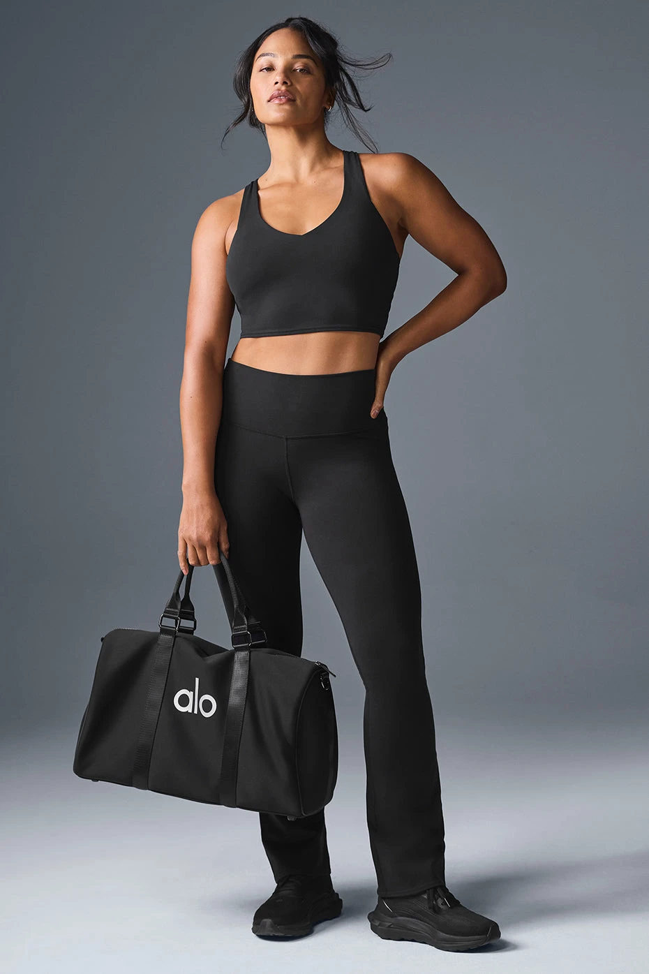 Airbrush High-Waist Bootcut Legging - Black 6 Airbrush High-Waist Bootcut Legging - Black - Image 4