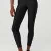 Airlift High-Waist 7/8 Charmer Legging - Black -Alo Yoga Shop W51175R 01 b1 s1 a1 1 m100