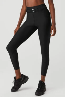 Airlift High-Waist 7/8 Charmer Legging - Black -Alo Yoga Shop W51175R 01 b1 s1 a2 1 m100