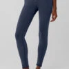 Airbrush Winter Warm High-Waist Nocturne Legging - Navy -Alo Yoga Shop W51196R 03842 b1 s1 a1 1 m76