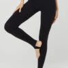 Airbrush High-Waist Enso Legging - Black -Alo Yoga Shop W51199R 01 b1 s1 a1 1 m54