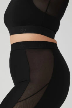 Airlift High-Waist Ballet Dream Legging - Black -Alo Yoga Shop W51235R 01 b1 s4 a4 1 m127