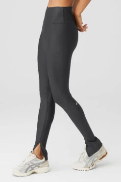 Airlift High-Waist Elongated Legging - Anthracite -Alo Yoga Shop W51311R 02125 b1 s1 a2 1 m18