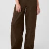 High-Waist Risk Taker Trouser - Espresso -Alo Yoga Shop W51338R 04064 b1 s1 a1 178 m18