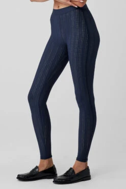 High-Waist Euphoria Legging - Navy -Alo Yoga Shop W51349R 03842 b1 s1 a2 1 m54