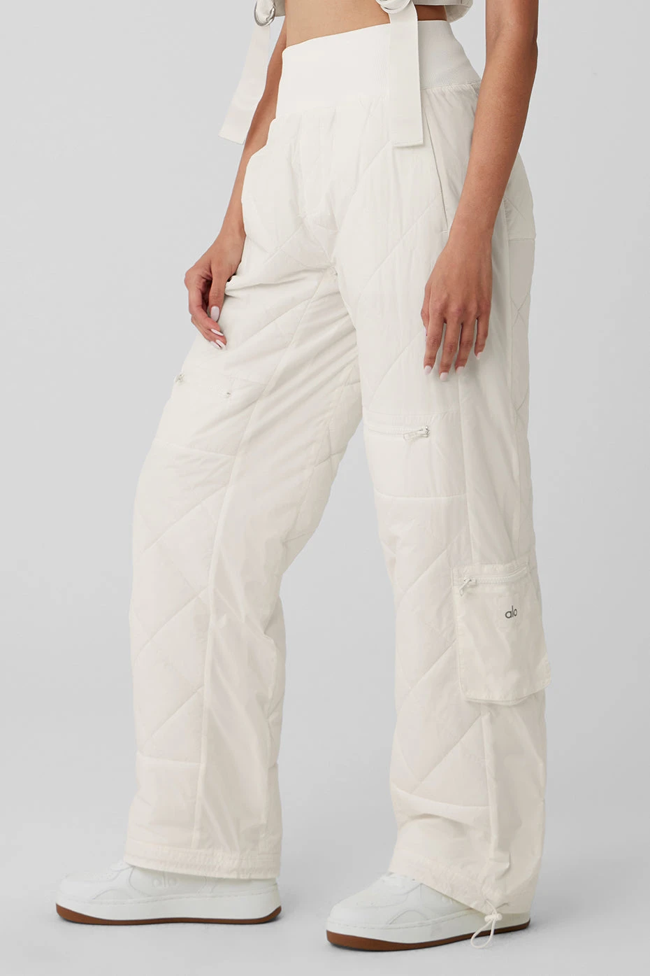 High-Waist Snowrider Puffer Pant - Ivory 5 High-Waist Snowrider Puffer Pant - Ivory - Image 3