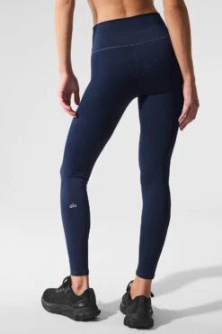 7/8 High-Waist Airlift Legging - Navy -Alo Yoga Shop W5766R 03842 b1 s1 a2 1 m224