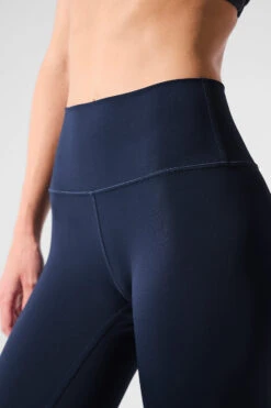 7/8 High-Waist Airlift Legging - Navy -Alo Yoga Shop W5766R 03842 b1 s1 a3 1 m224