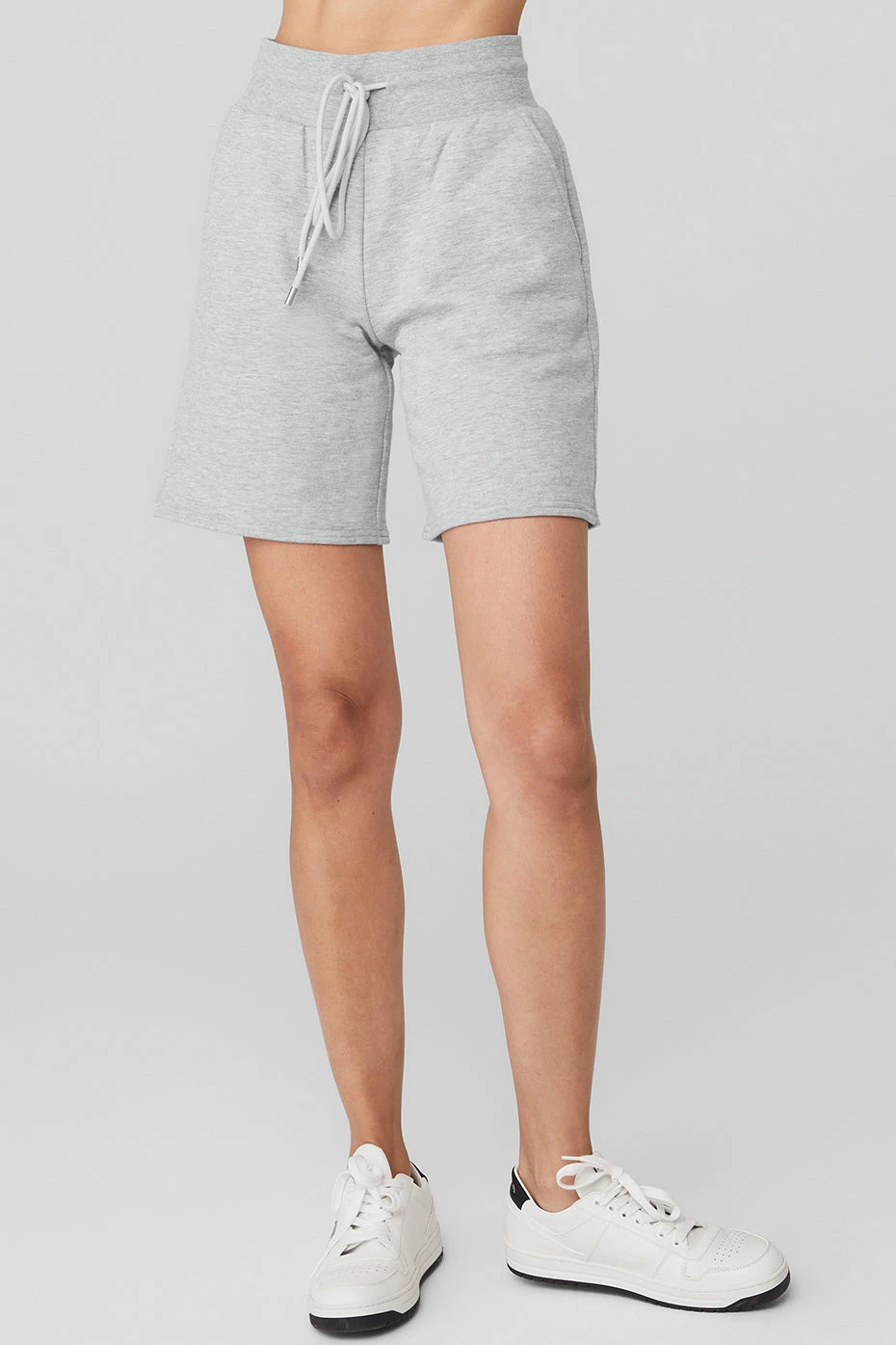 High-Waist Easy Sweat Short - Athletic Heather Grey 3 High-Waist Easy Sweat Short - Athletic Heather Grey