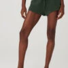 Cashmere High-Waist Plush Waffle Short - Dark Cactus -Alo Yoga Shop W6342R 04059 b1 s1 a1 1 m100