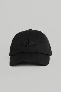 Off-Duty Cap - Black/Black -Alo Yoga Shop W7112R 0101 b1 a3