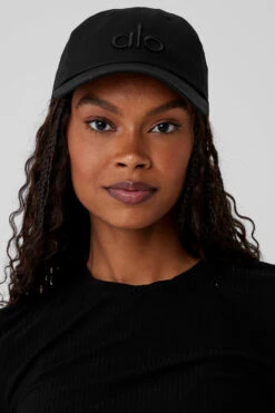 Off-Duty Cap - Black/Black -Alo Yoga Shop W7112R 0101 b1 s1 a1 1 m76
