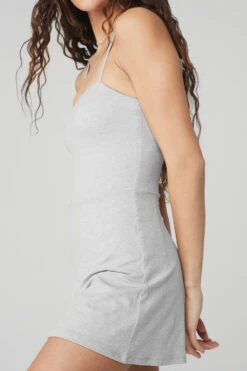 Alosoft Courtside Tennis Dress - Athletic Heather Grey -Alo Yoga Shop W8134R 02910 b1 s1 a4 1 m90 48d1aab5 dfb6 455d 9303 54f90fbc6e35