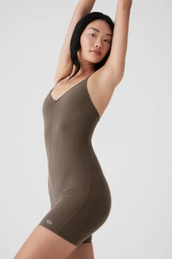 Alosoft Suns Out Onesie - Olive Tree 9 Alosoft Suns Out Onesie - Olive Tree -Alo Yoga Shop W8137R 05279 b1 s1 a4 1 m54