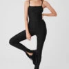 Airlift Disco Daze Onesie - Black 1 Airlift Disco Daze Onesie - Black -Alo Yoga Shop W8148R 01 b1 s1 a1 1 m177