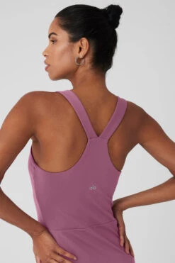 Airbrush Real Dress - Soft Mulberry 11 Airbrush Real Dress - Soft Mulberry -Alo Yoga Shop W8190R 05276 b1 s1 a005 1 m18