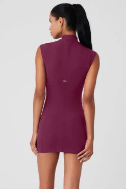 Run It Back Dress - Wild Berry -Alo Yoga Shop W8200R 05132 b1 s1 a3 1 m18