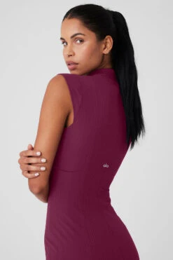 Run It Back Dress - Wild Berry -Alo Yoga Shop W8200R 05132 b1 s1 a4 1 m18