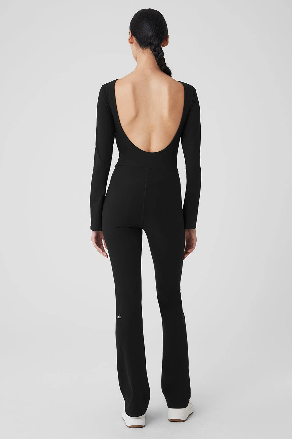 Alosoft Melody Full Length Bootcut Onesie - Black 4 Alosoft Melody Full Length Bootcut Onesie - Black - Image 2