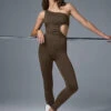 Airlift 7/8 Decadent Bodysuit - Espresso -Alo Yoga Shop W8243R 04064 b1 s1 a5 1 m174