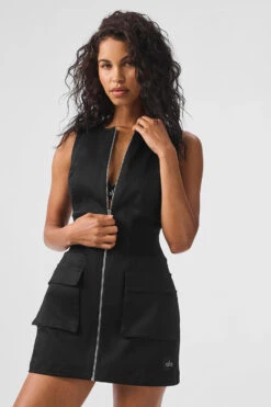 Night Out Cargo Dress - Black 9 Night Out Cargo Dress - Black -Alo Yoga Shop W8254R 01 b1 s1 a3 1 m18