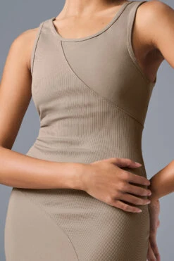 Alosoft Sunbeam Dress - Gravel -Alo Yoga Shop W8255R 05438 b1 s1 a3 1 m197