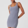 Alosoft Head Start Dress - Fog -Alo Yoga Shop W8261R 05134 b1 s1 a1 1 m18